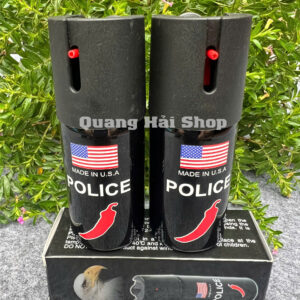 Bình xịt hơi cay POLICE mini 40ml