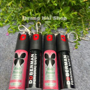 Bình xịt hơi cay móc khóa mini